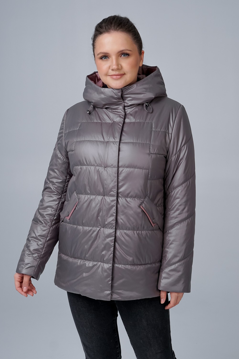 фото Куртка женская ohara mcv-22313 бежевая 58 ru