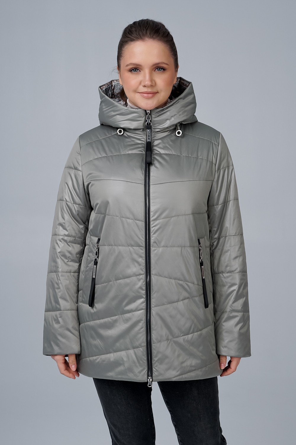 

Куртка женская OHARA MCV-22314 зеленая 50 RU, MCV-22314