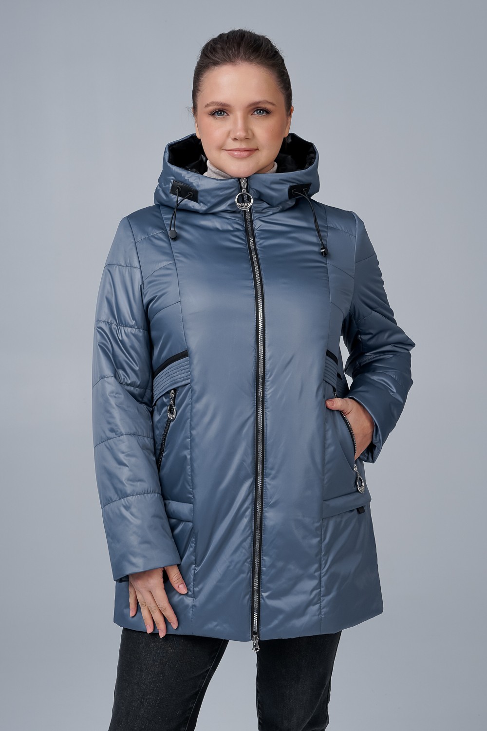 фото Куртка женская ohara mcv-22316 синяя 50 ru