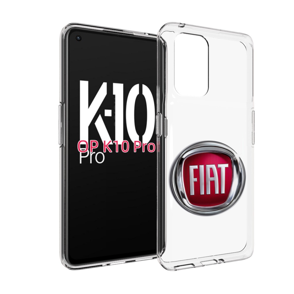 

Чехол MyPads fiat мужской для OPPO K10 Pro, Прозрачный, Tocco