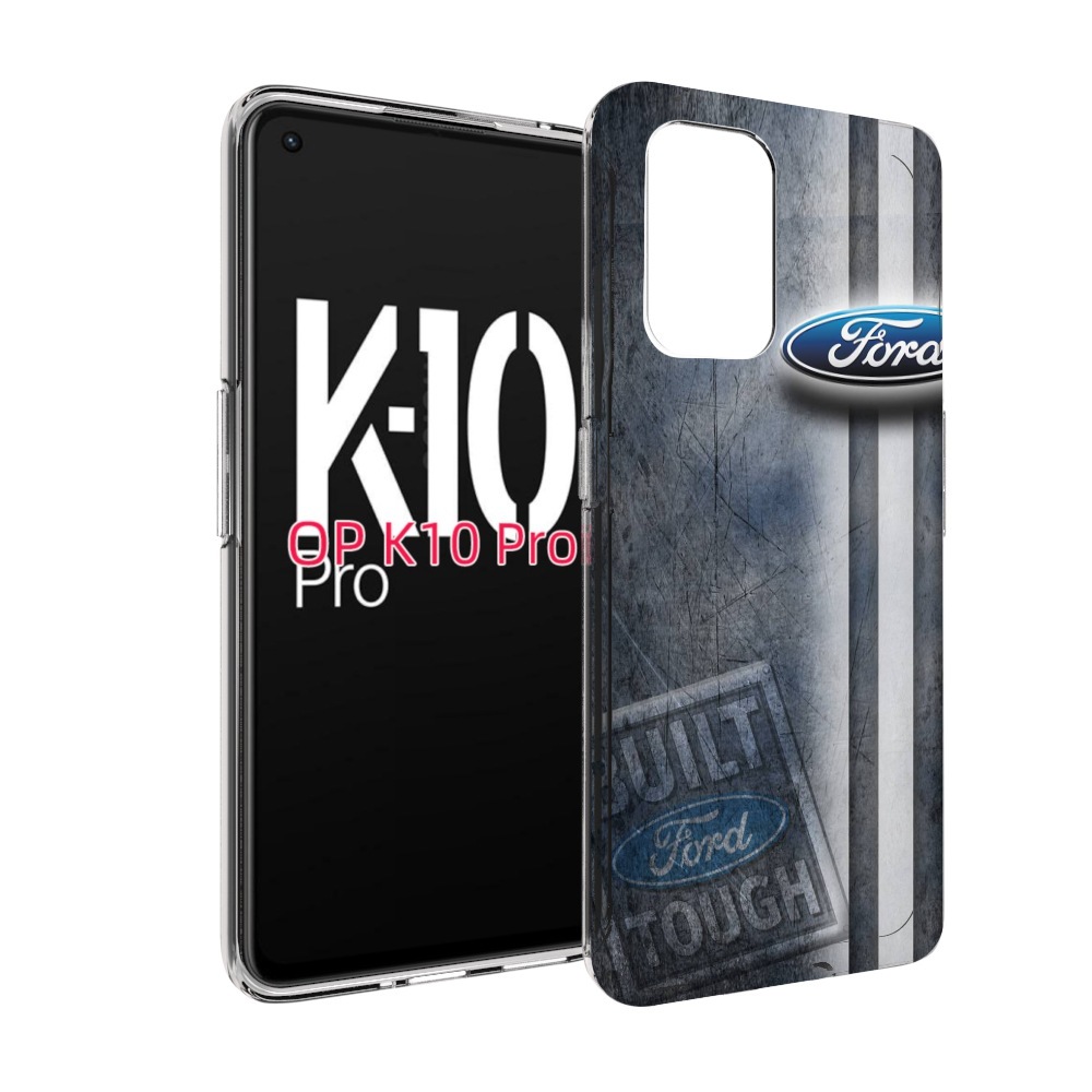 

Чехол MyPads ford 2 для OPPO K10 Pro, Прозрачный, Tocco