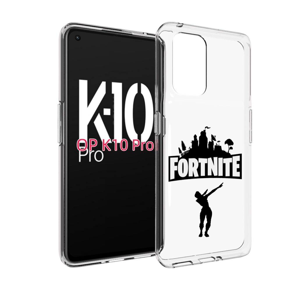 

Чехол MyPads fortnite-2 для OPPO K10 Pro, Прозрачный, Tocco