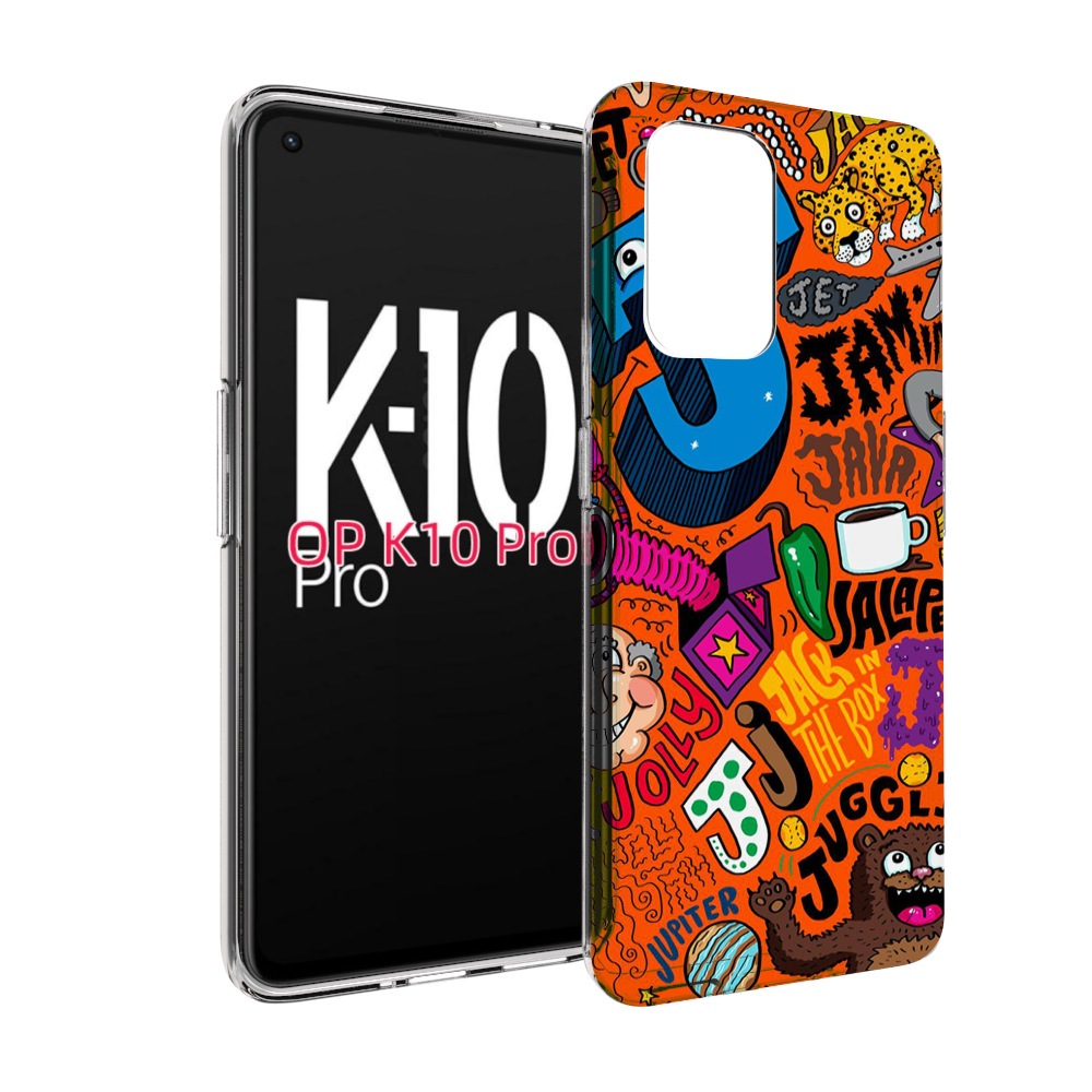 

Чехол MyPads funky-decor для OPPO K10 Pro, Прозрачный, Tocco