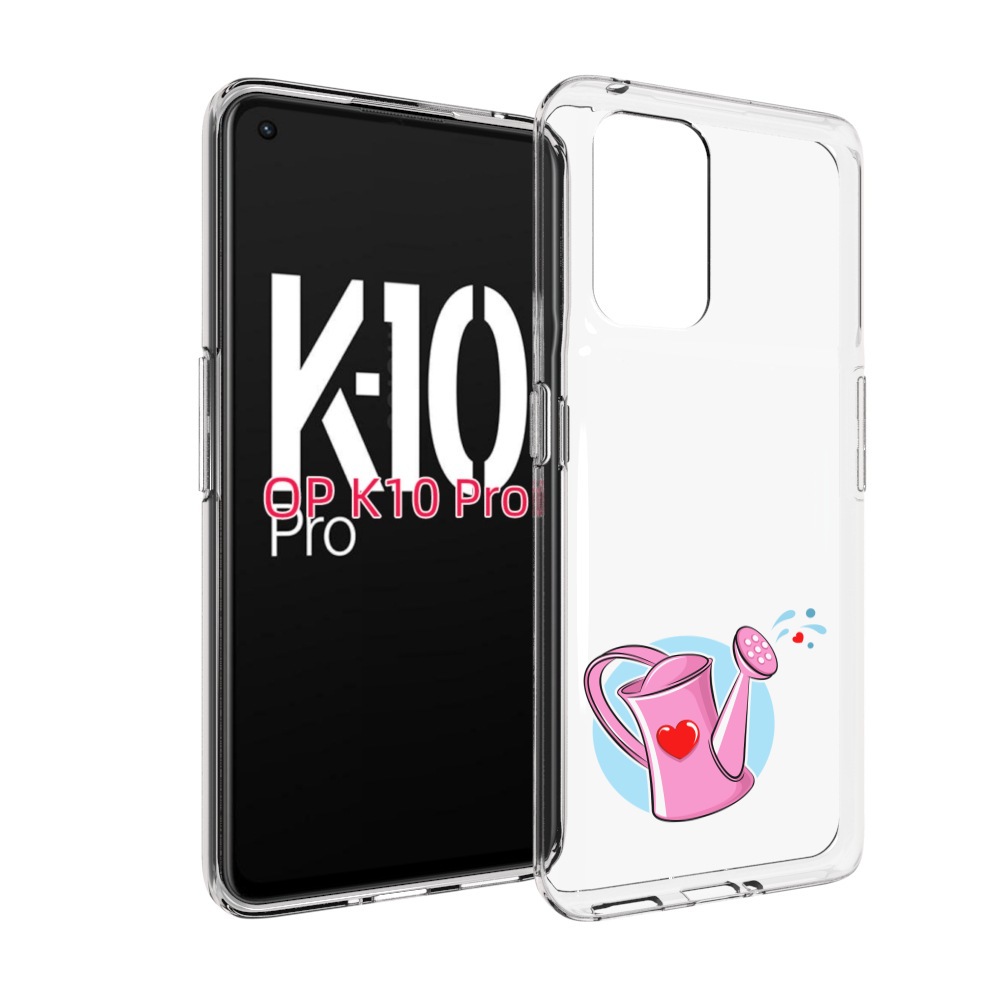 

Чехол MyPads Лейка любви 14 февраля для OPPO K10 Pro, Прозрачный, Tocco