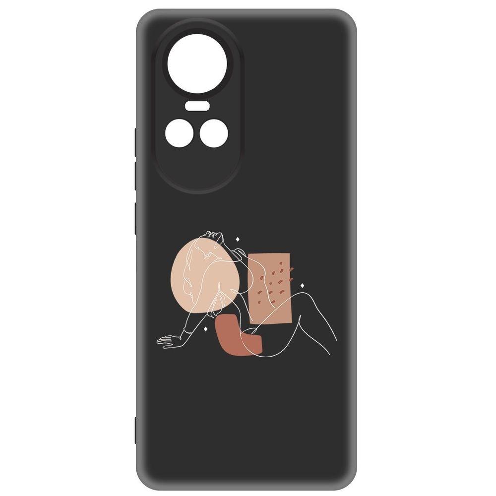 

Чехол-накладка Krutoff Soft Case Чувственность для Oppo Reno10 Pro 5G черный