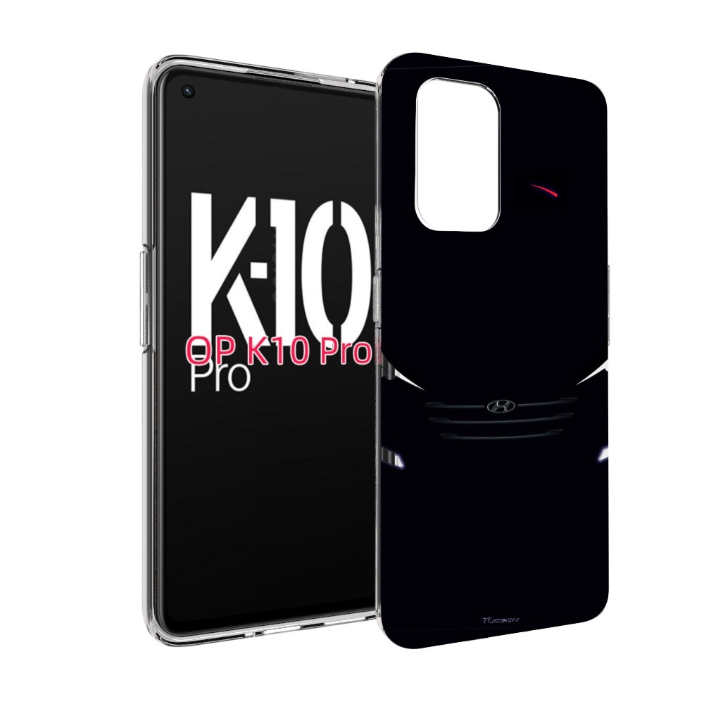 

Чехол MyPads hyundai 1 для OPPO K10 Pro, Прозрачный, Tocco