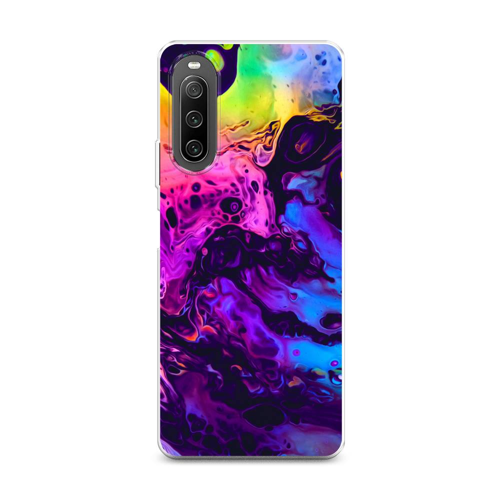 

Силиконовый чехол "ACID fluid" на Sony Xperia 10 IV, Разноцветный, 55250-3
