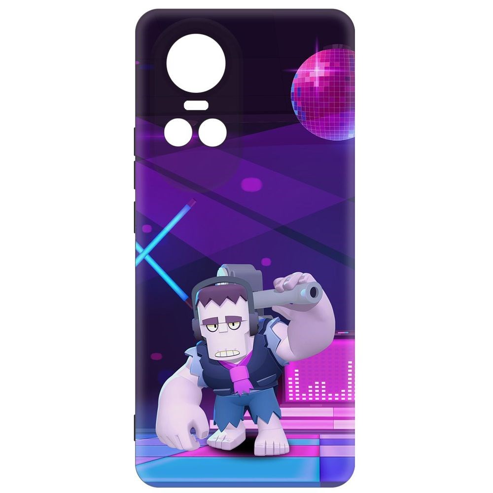 

Чехол-накладка Krutoff Soft Case Brawl Stars - Фрэнк для Oppo Reno10 Pro 5G черный