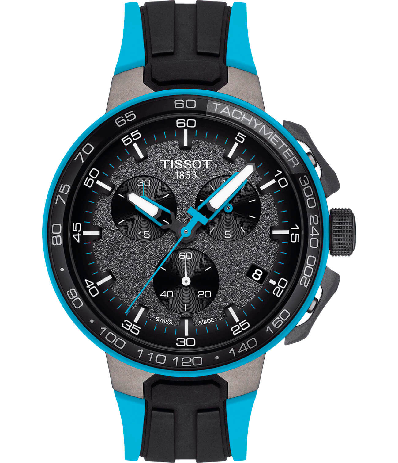 

Наручные часы мужские Tissot T-Race Cycling голубой/черные, T-Race Cycling