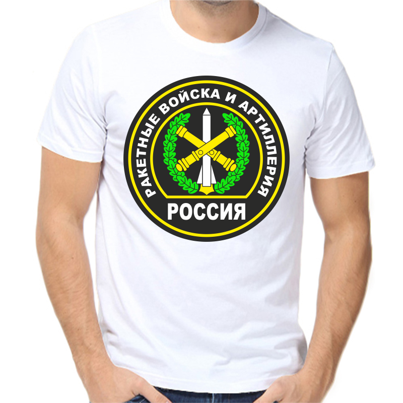 

Футболка мужская белая 62 р-р ракетные войска и артиллерия, Белый, fm_RIiA