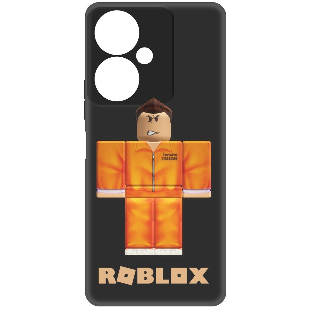 

Чехол-накладка Krutoff Soft Case Roblox-Заключенный для Vivo Y27 4G черный