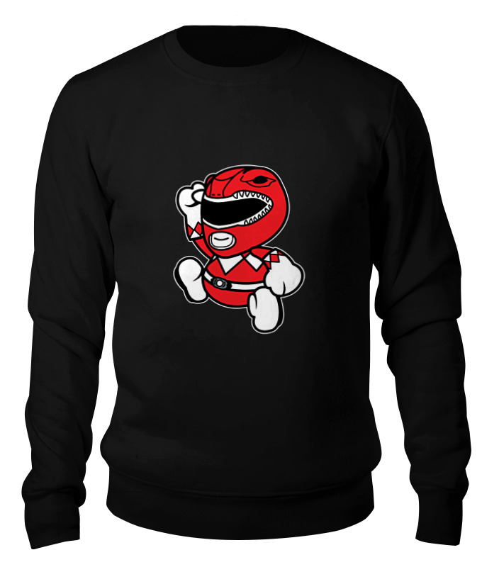 

Свитшот унисекс Printio Power ranger черный L, Power ranger