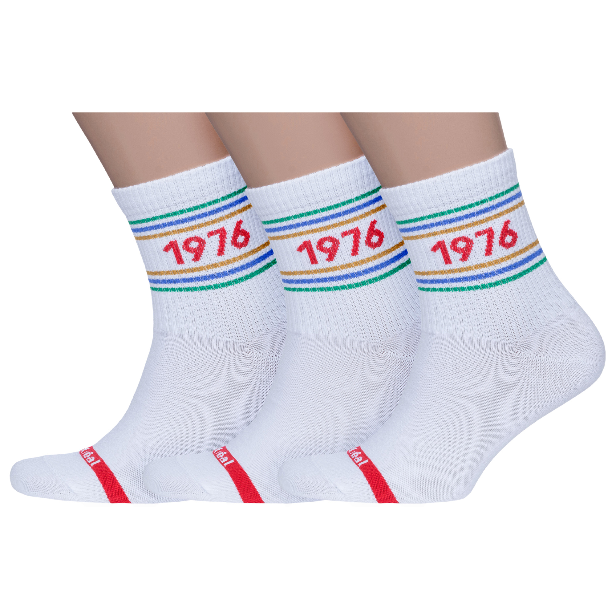 

Комплект носков мужских MoscowSocksClub msk3-М49 разноцветных 25, msk3-М49