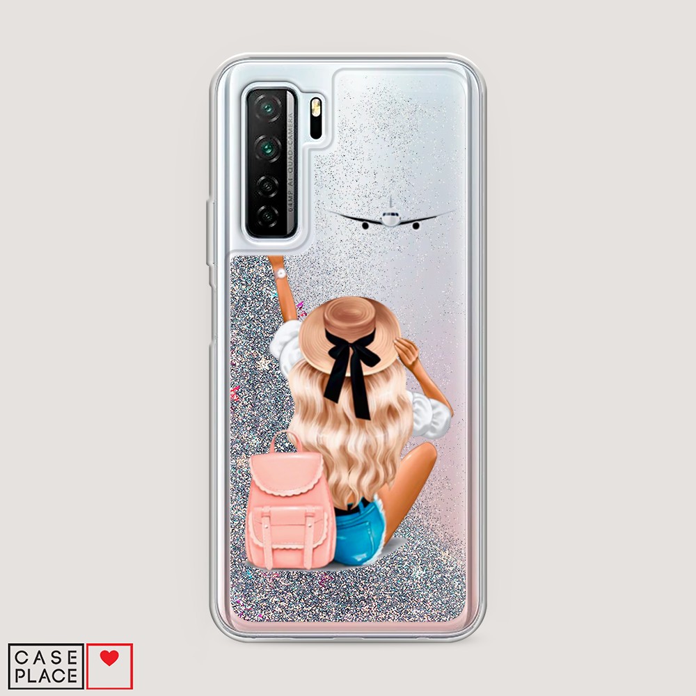 

Чехол Awog на Huawei P40 lite 5G/Honor 30S Global/Nova 7 SE "Автостопом самолетом", Разноцветный, 6102991-1