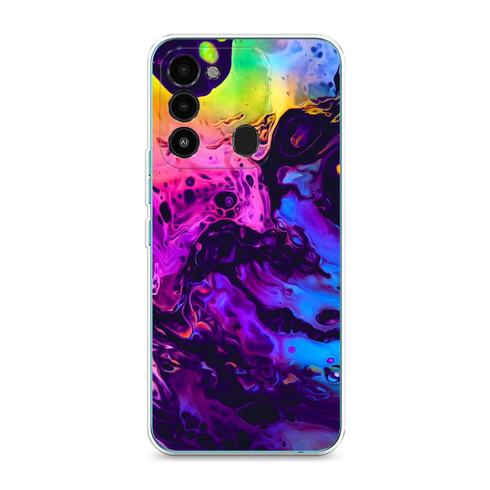 

Силиконовый чехол "ACID fluid" на Tecno Spark Go 2022, Разноцветный, 301250-3
