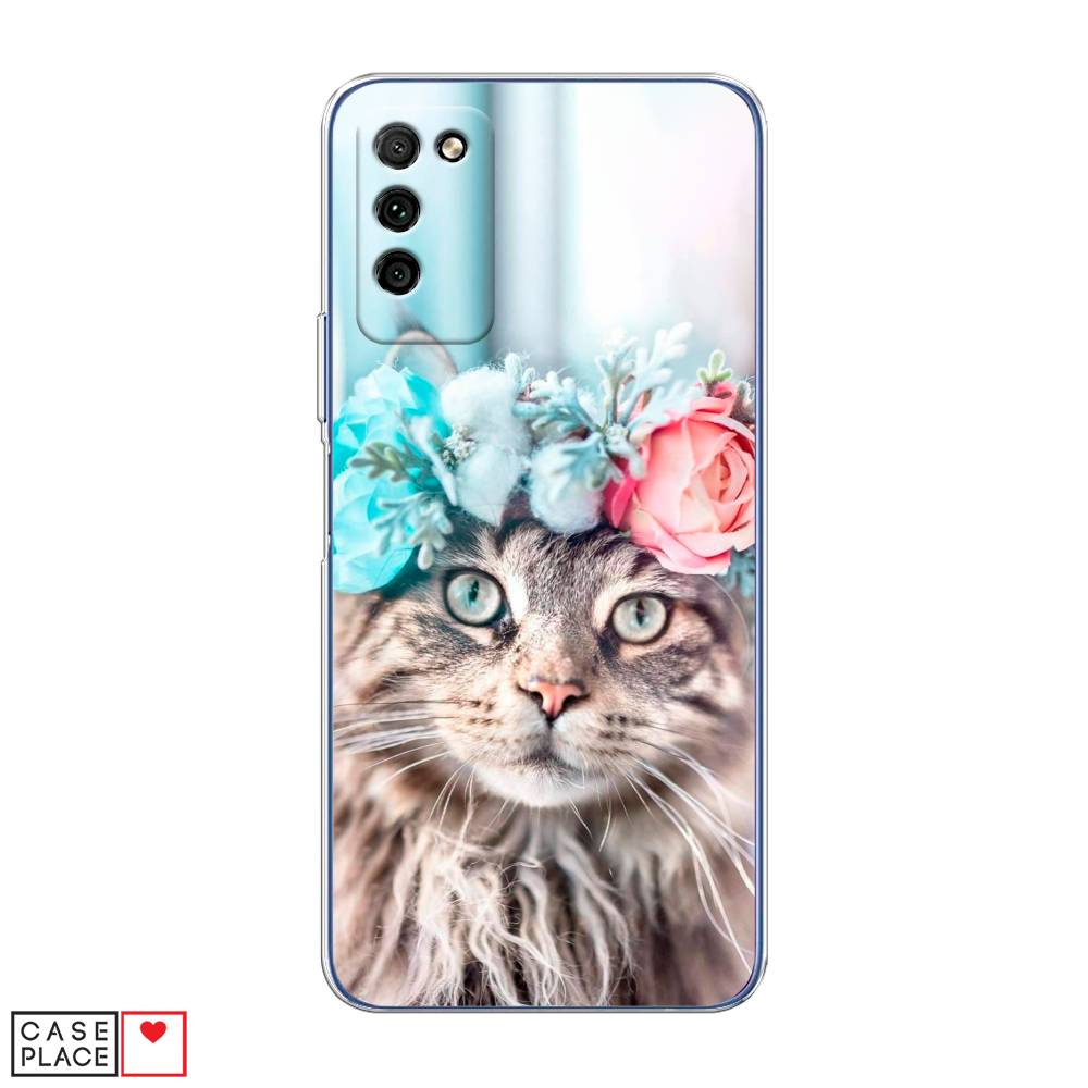 

Чехол Awog "Кот в венке" для Honor 30 Lite