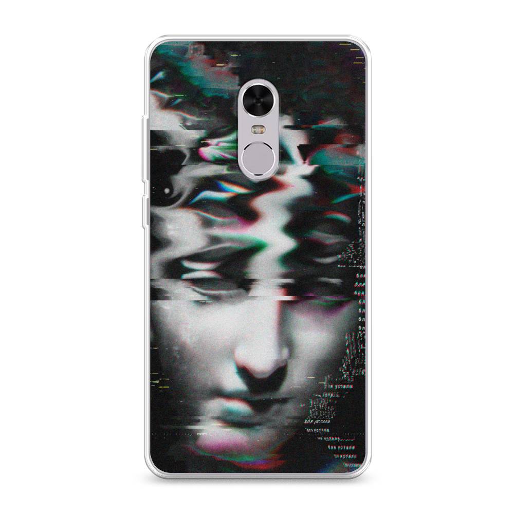 фото Силиконовый чехол "glitch art" на xiaomi redmi note 4 awog