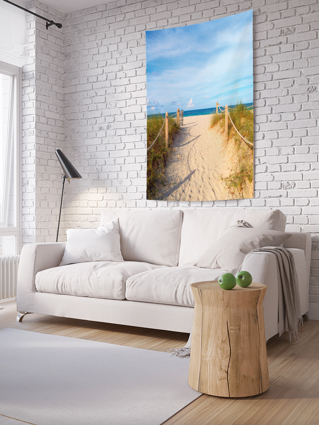 

Вертикальное фотопанно на стену JoyArty Дорожка к морю 100x150 см, Дорожка к морю