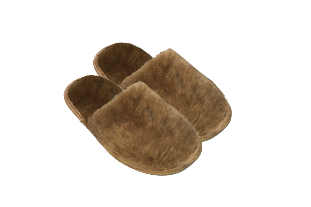 

Тапочки женские ОвчинаТорг Warm_22 коричневые 36-37 RU, Warm_22