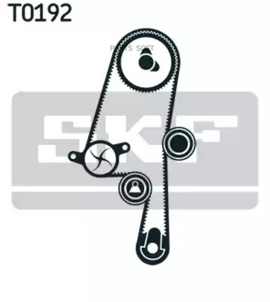 

Комплект грм +помпа SKF vkmc06220