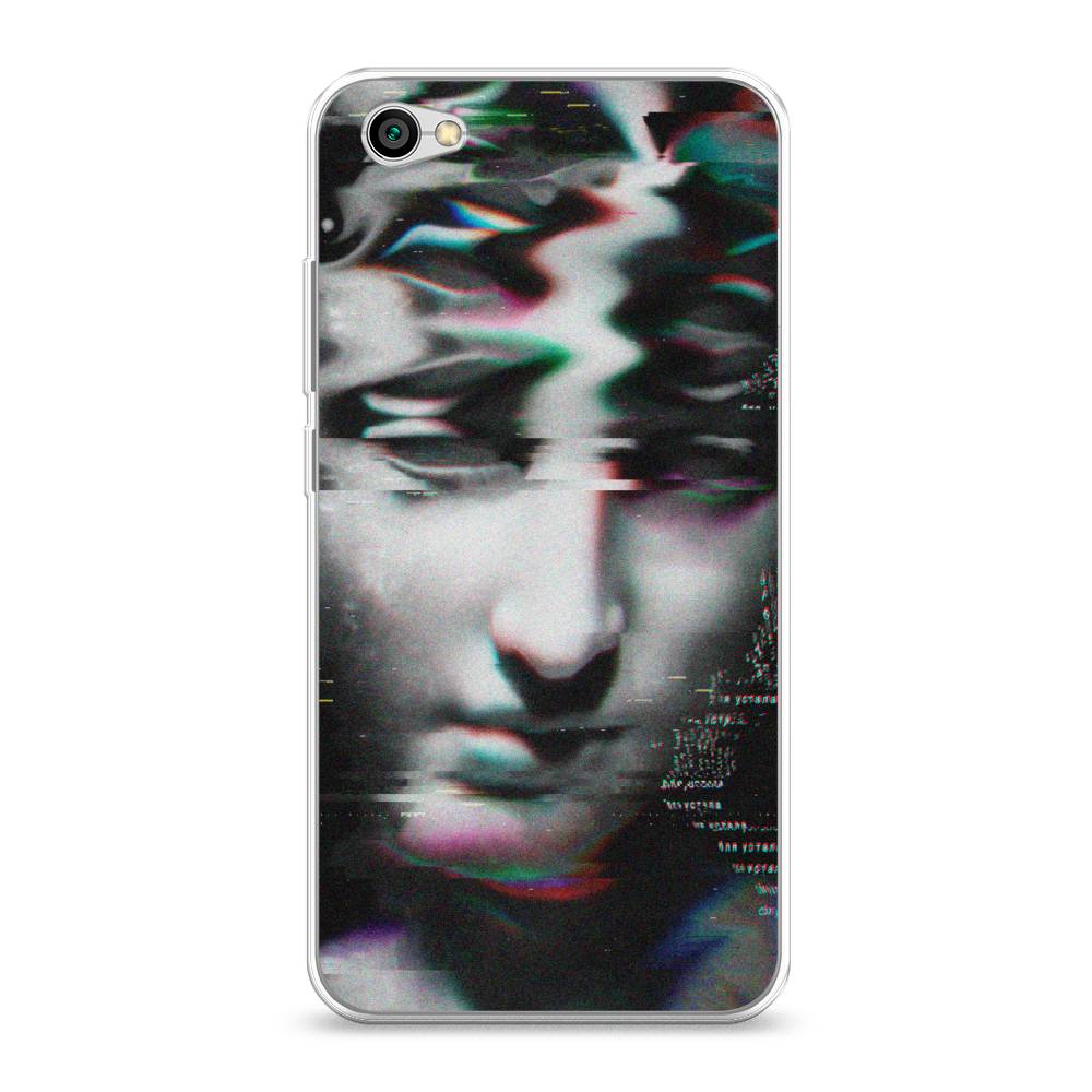фото Силиконовый чехол "glitch art" на xiaomi redmi note 5a awog