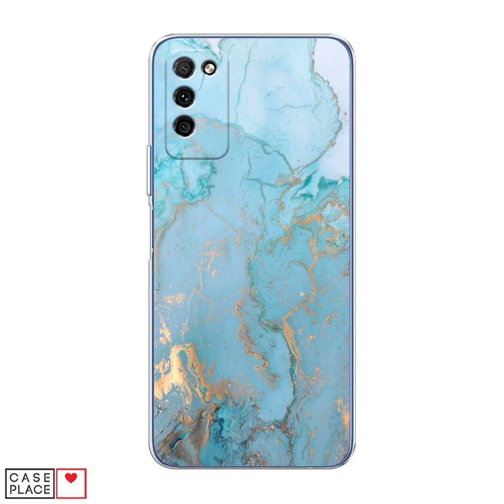 

Чехол Awog "Голубой мрамор рисунок" для Honor 30 Lite