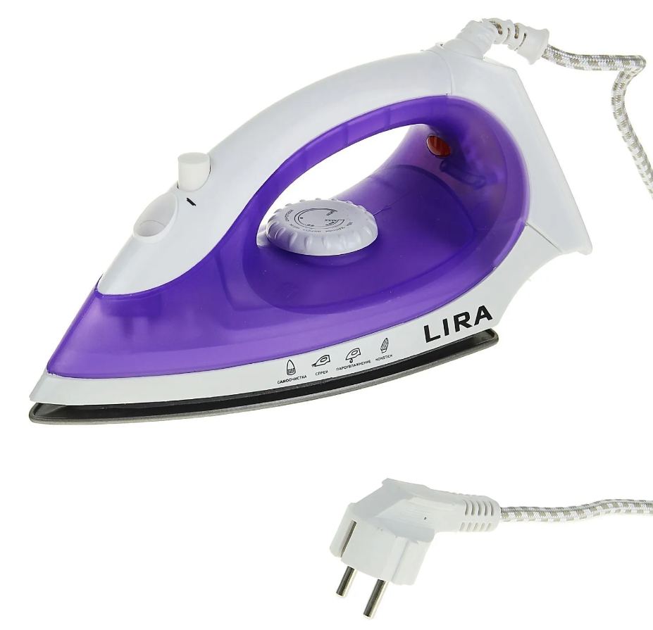 

Утюг Lira LR-0607 фиолетовый, LR-0607