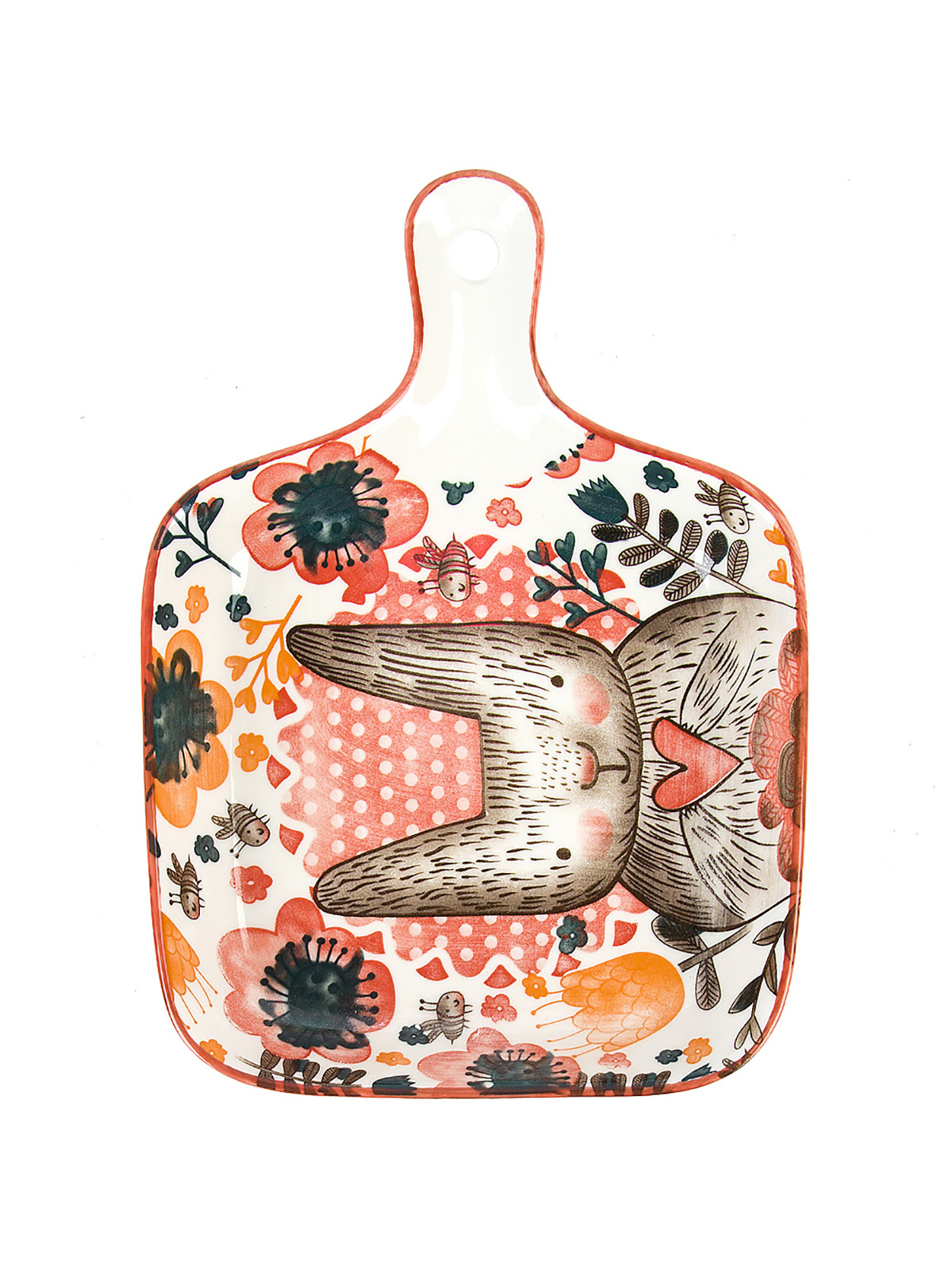

Блюдо сервировочное Nouvelle Kawaii Forest Bunny фарфор 20х15х4,5 см 9902986