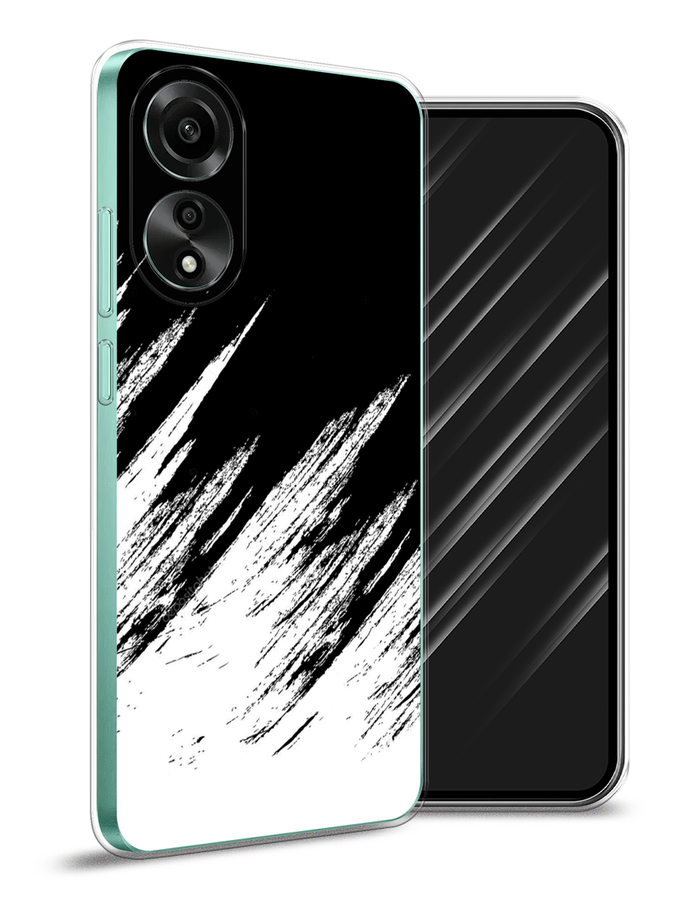 

Чехол Awog на Oppo A78 4G "Черно белые брызги", Черный;белый;бежевый, 2514750-1