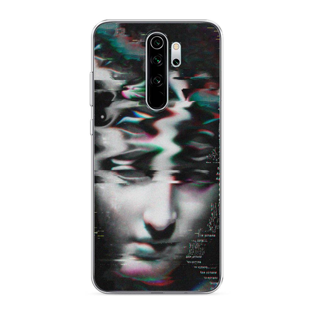 фото Силиконовый чехол "glitch art" на xiaomi redmi note 8 pro awog