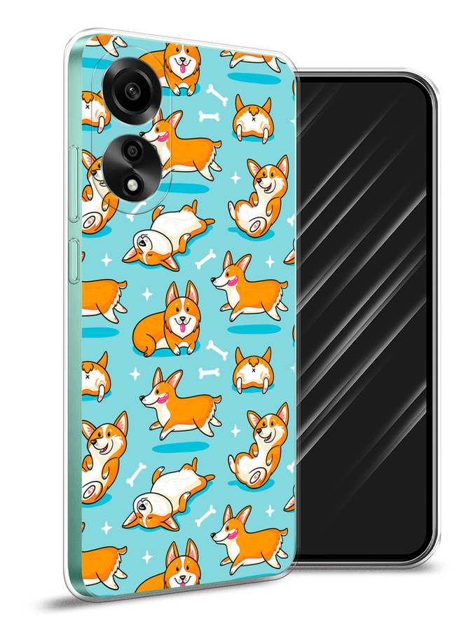 

Чехол Awog на Oppo A78 4G "Веселые корги", Коричневый, 2514750-1