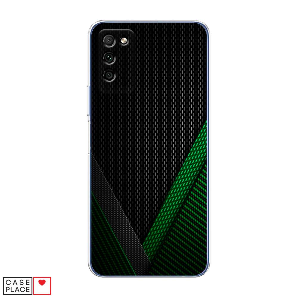 

Чехол Awog "Зеленый карбон" для Honor 30 Lite