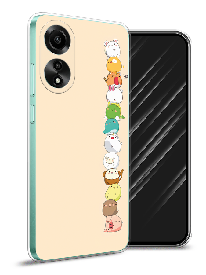 

Чехол Awog на Oppo A78 4G "Питомцы Чиби", Желтый, 2514750-1