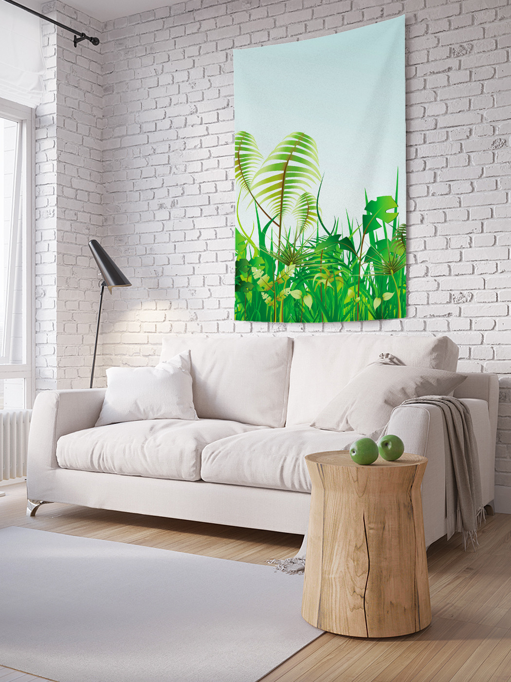 

Вертикальное фотопанно на стену JoyArty Весняный папоротник 100x150 см, Весняный папоротник