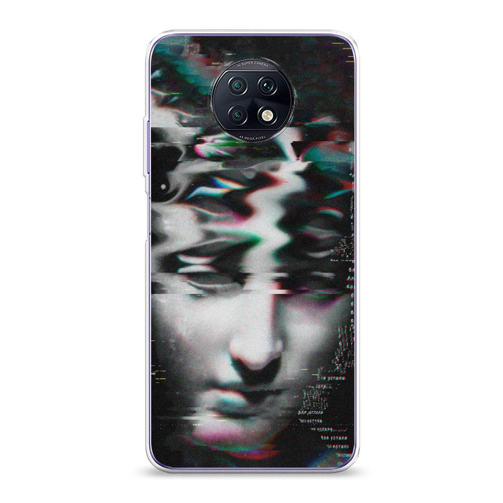 фото Силиконовый чехол "glitch art" на xiaomi redmi note 9t awog