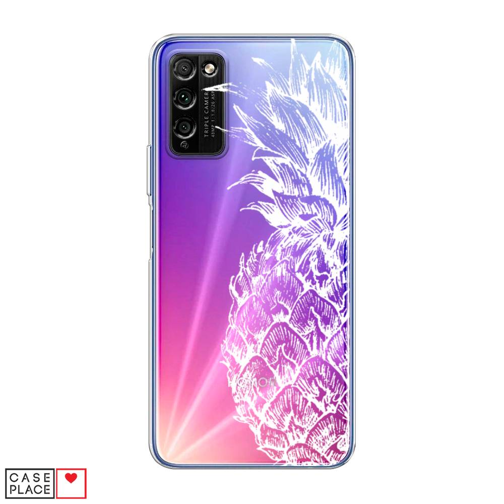 

Чехол Awog "Ананас графика белая" для Honor 30 Lite
