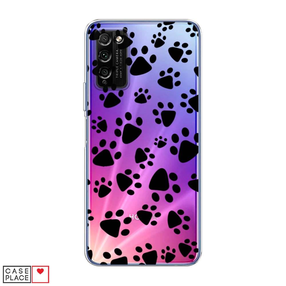 

Чехол Awog "Лапки черные" для Honor 30 Lite