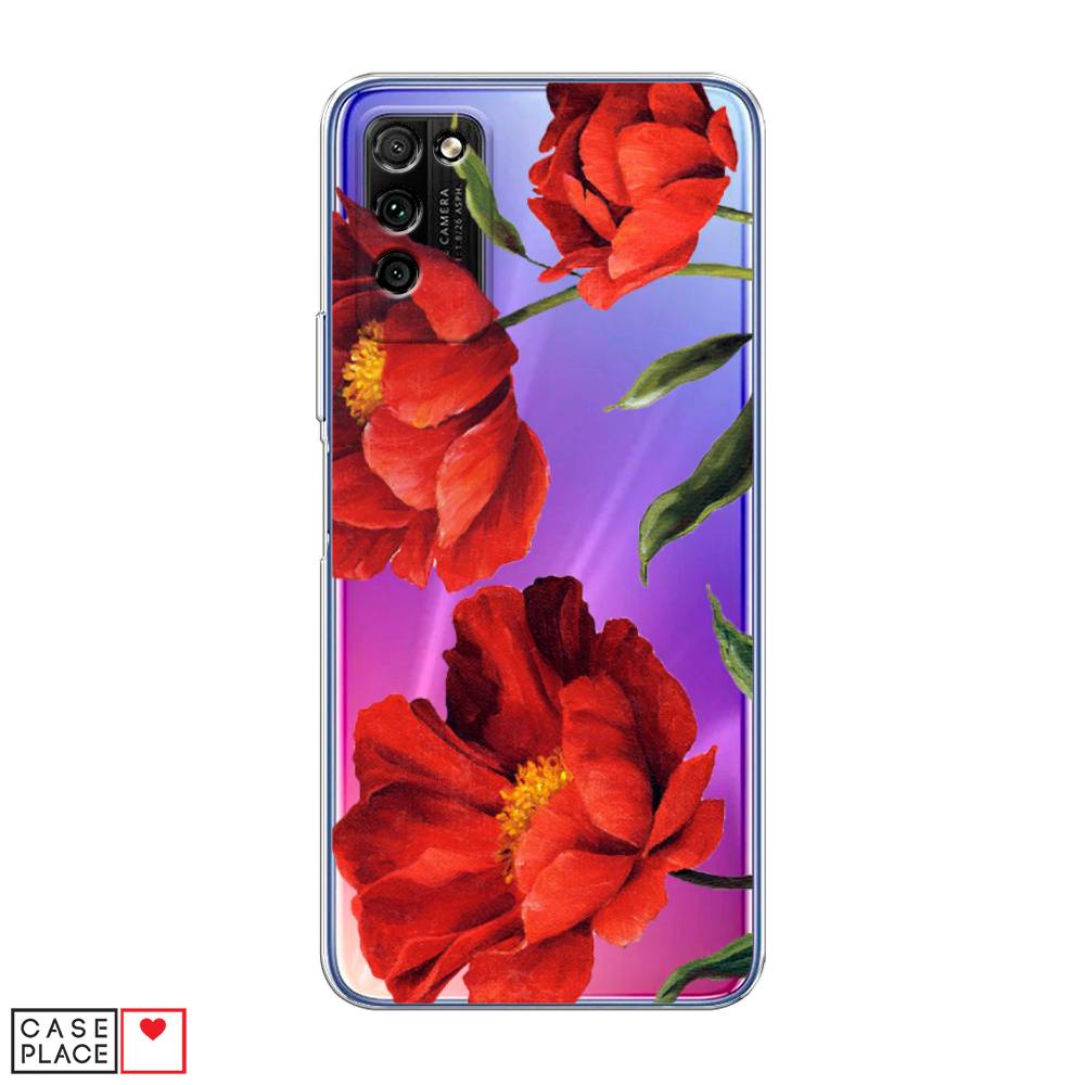 

Чехол Awog "Красные маки" для Honor 30 Lite