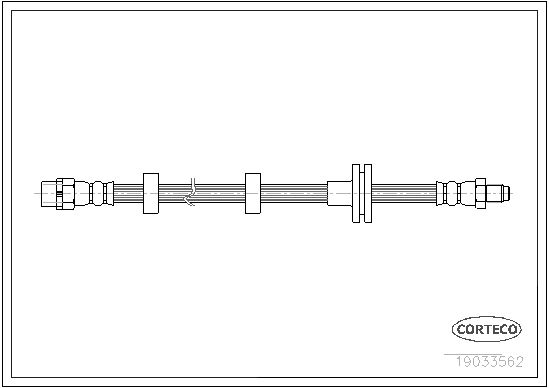 фото Шланг тормозной land rover: range rover iii 3.0 td 6 4x4/4.2 4x4/4.4 4x4 02-12 corteco