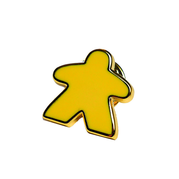 Значок Crowd Games Мипл, жёлтый значок эмалированный алиса шляпник