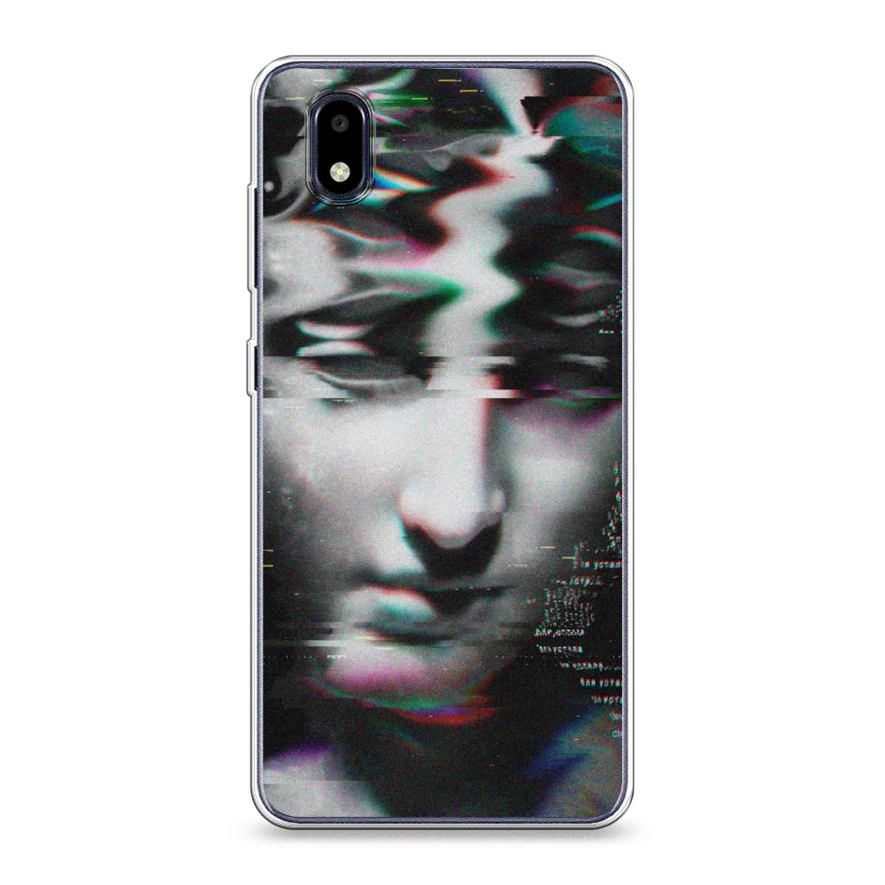 фото Силиконовый чехол "glitch art" на zte blade a3 (2020) awog