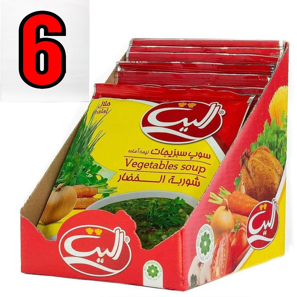 Суп Elite Halal овощной, 65 г x 6 шт