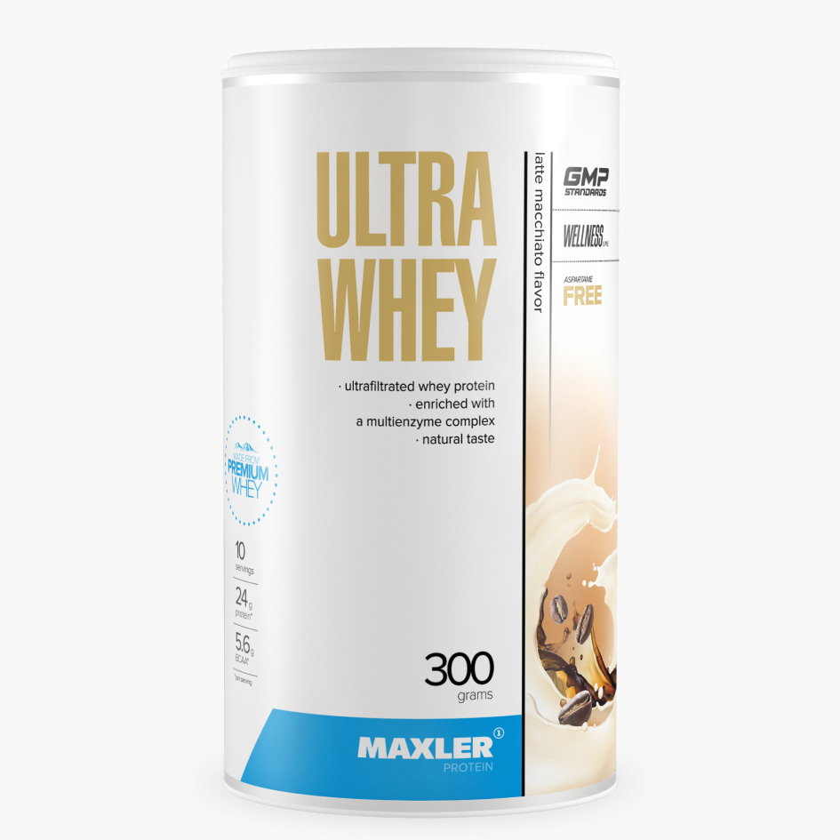 Сывороточный протеин Maxler Ultra Whey 300гр., вкус Латте Макиато