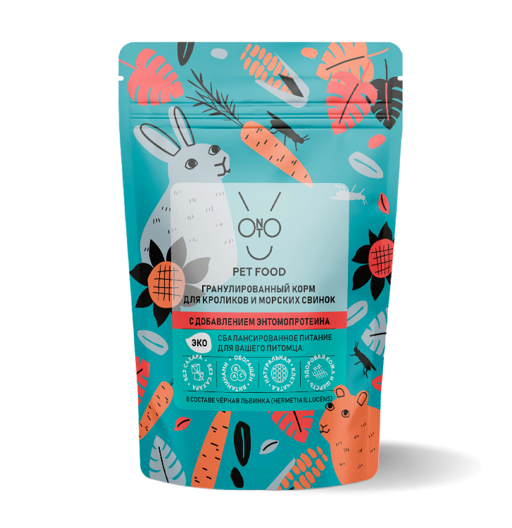 Корм для морских свинок и кроликов ONTO гранулированный 500 г