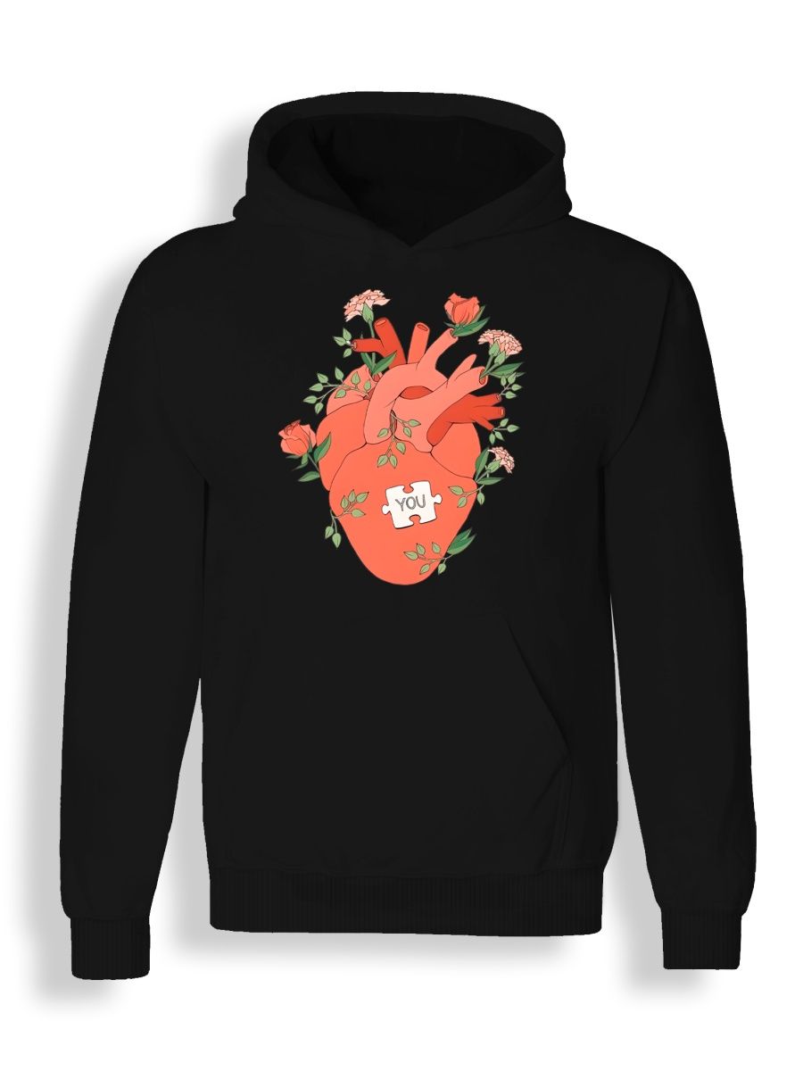 

Худи унисекс СувенирShop Абстракция/Анатомия/Искусство 53 черное 2XL, "Абстракция/Анатомия/Искусство" 53