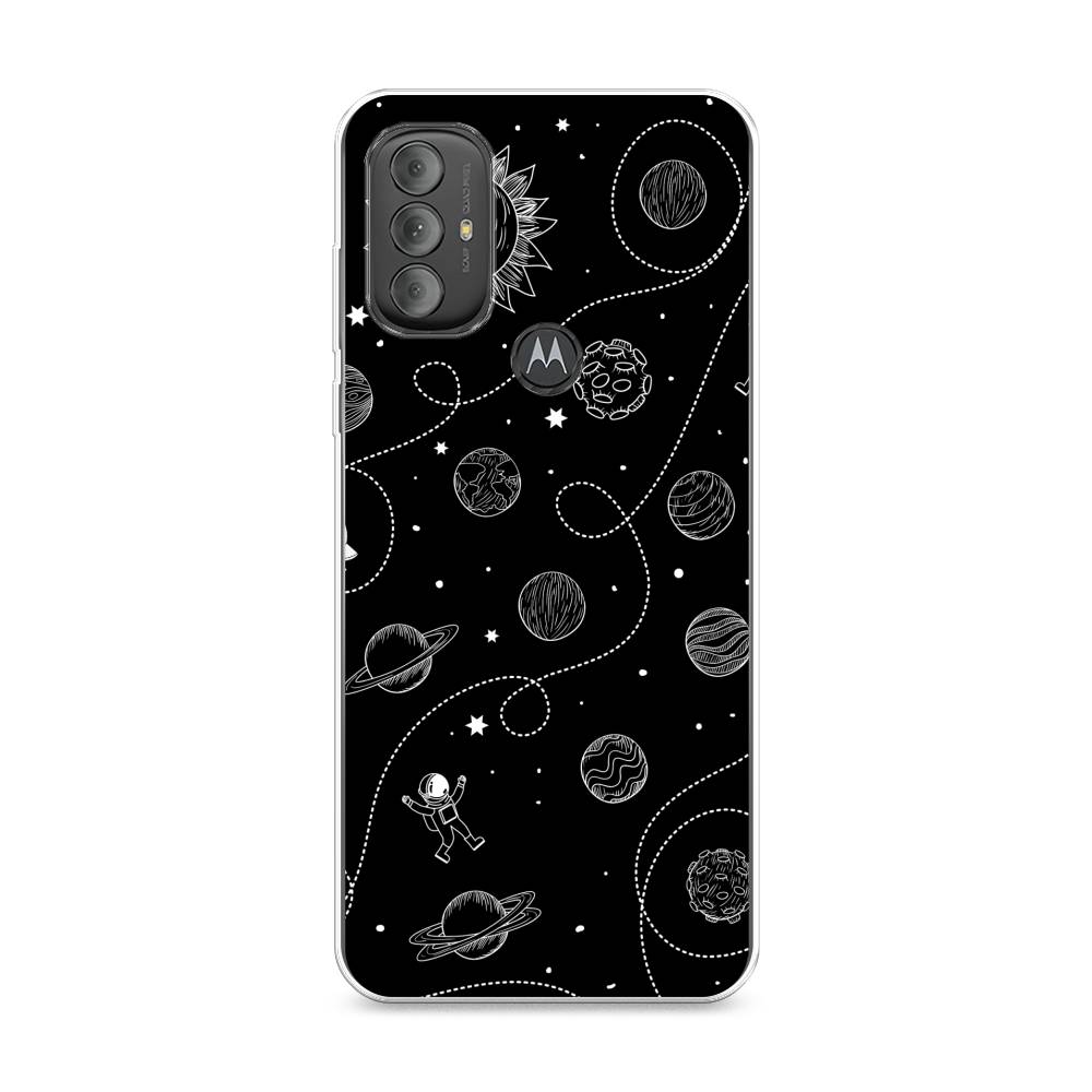 

Чехол Awog на Motorola Moto G Power 2022 "В невесомости", Разноцветный, 242850-4