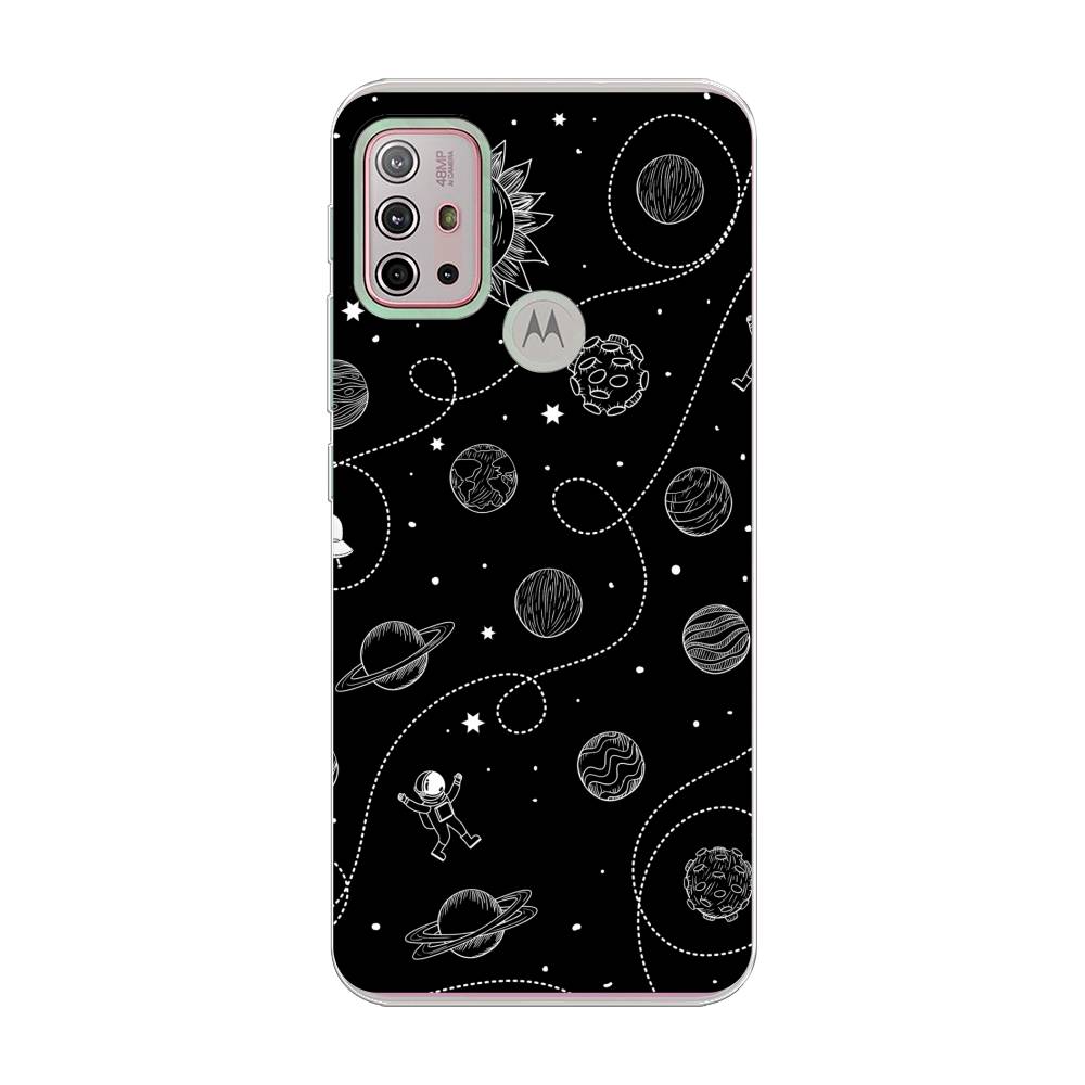 

Чехол Awog на Lenovo K13 Note/Motorola Moto G10/G20/G30 "В невесомости", Разноцветный, 242150-4