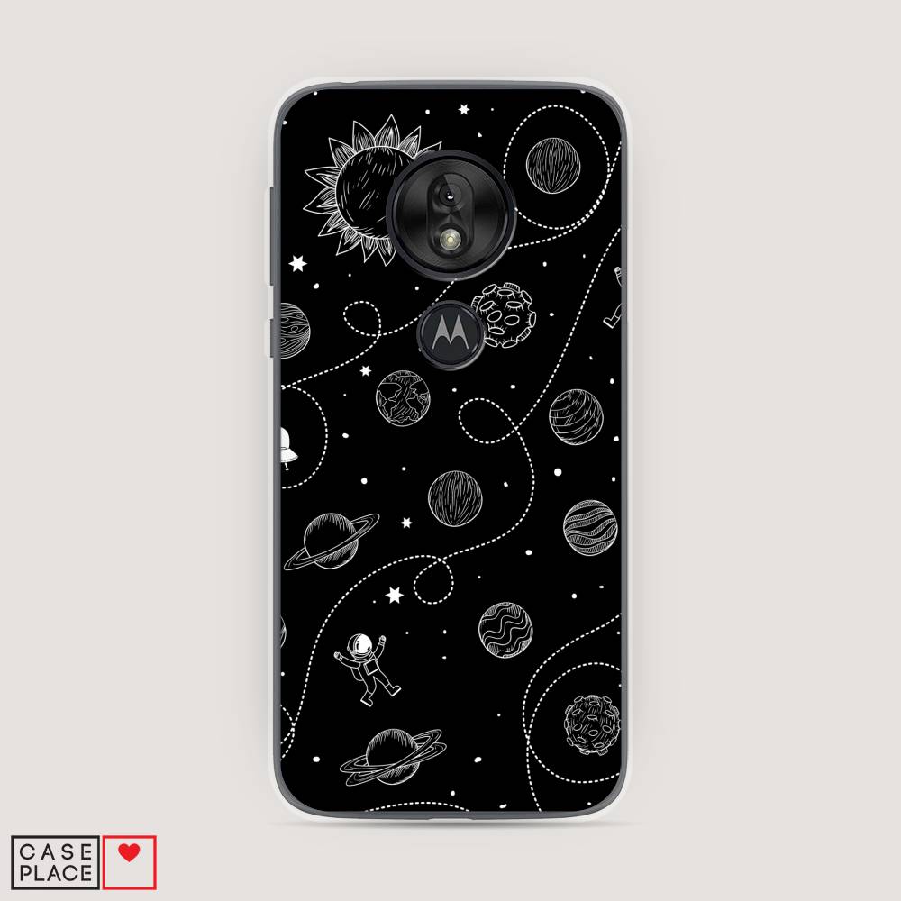 

Чехол Awog на Motorola Moto G7 Play / Моторола Мото G7 Плэй "В невесомости", Разноцветный, 241250-4