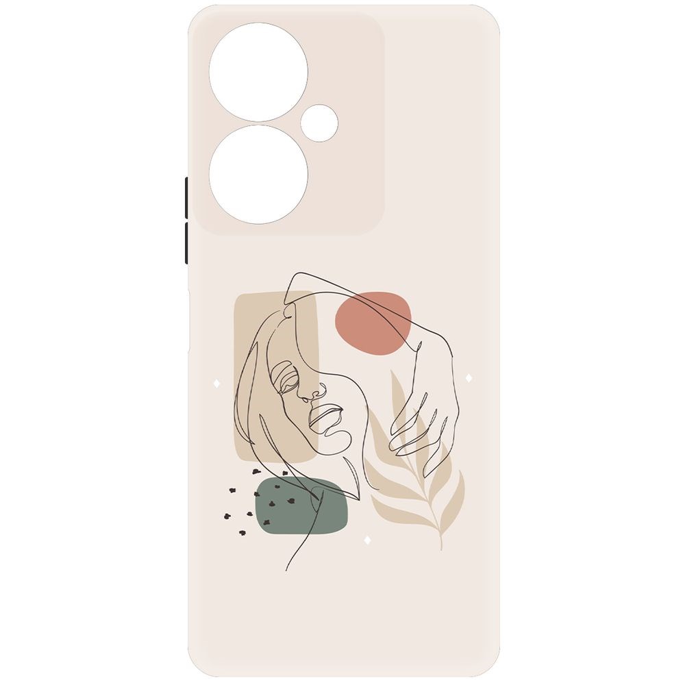 

Чехол-накладка Krutoff Soft Case Грациозность для Vivo Y27 4G черный