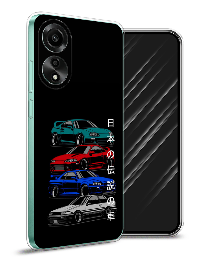 

Чехол Awog на Oppo A78 4G "JDM Legend cars", Зеленый;красный;синий, 2514750-1